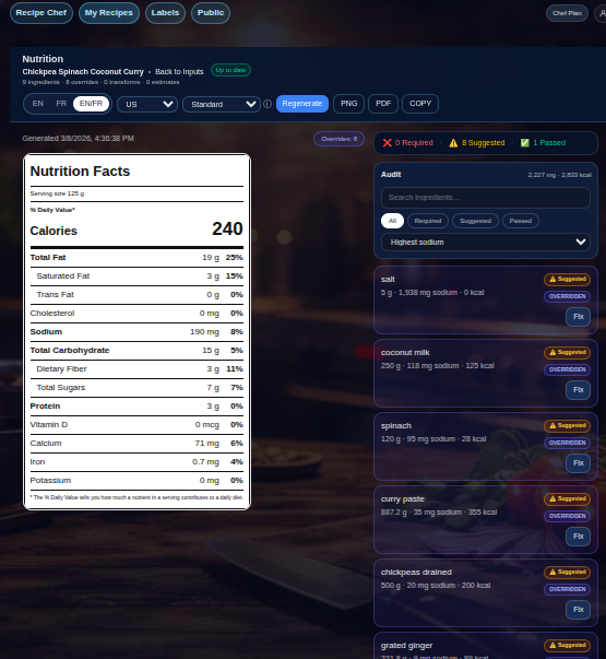 Software workspace example from current Moose product portfolio